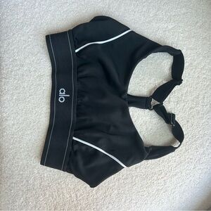 ALO Yoga Black and White Sports Bra